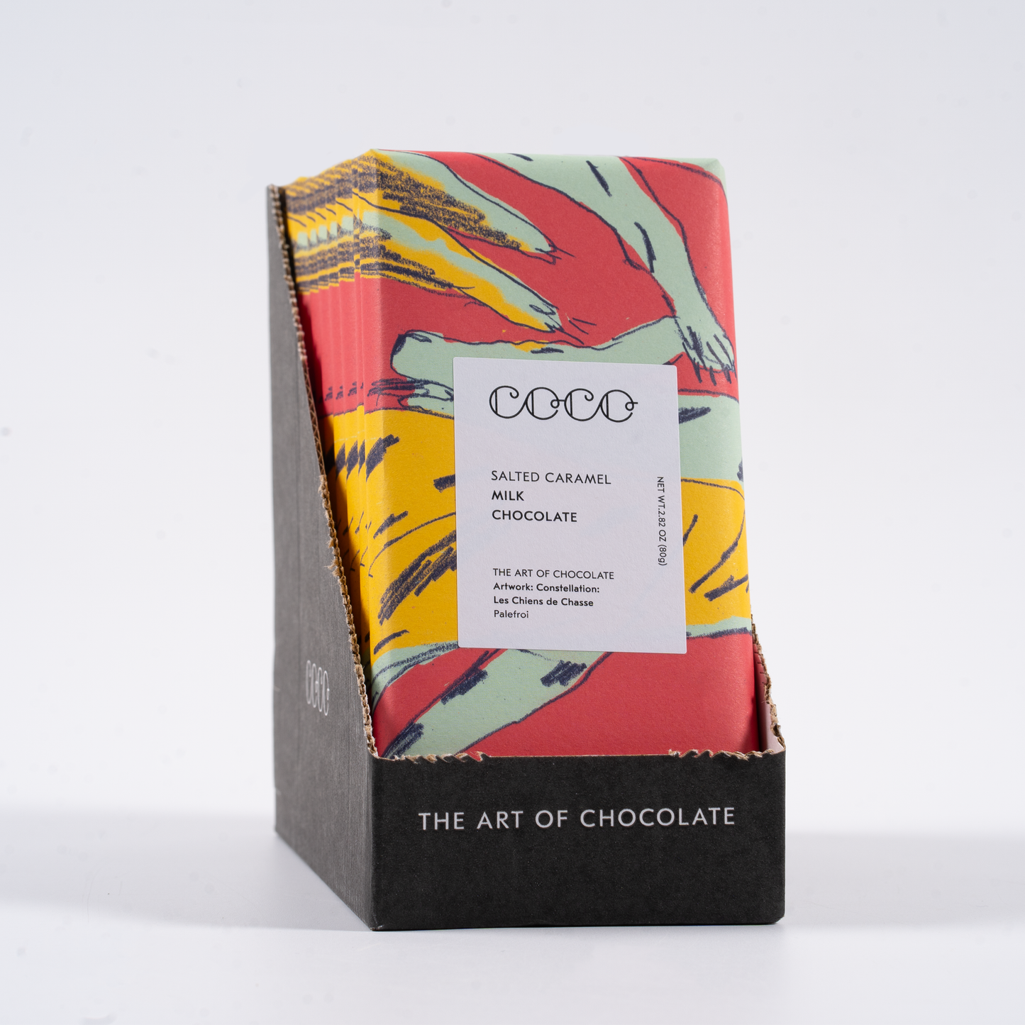 COCO Chocolatier - Salted Caramel Milk Chocolate Bar 80g