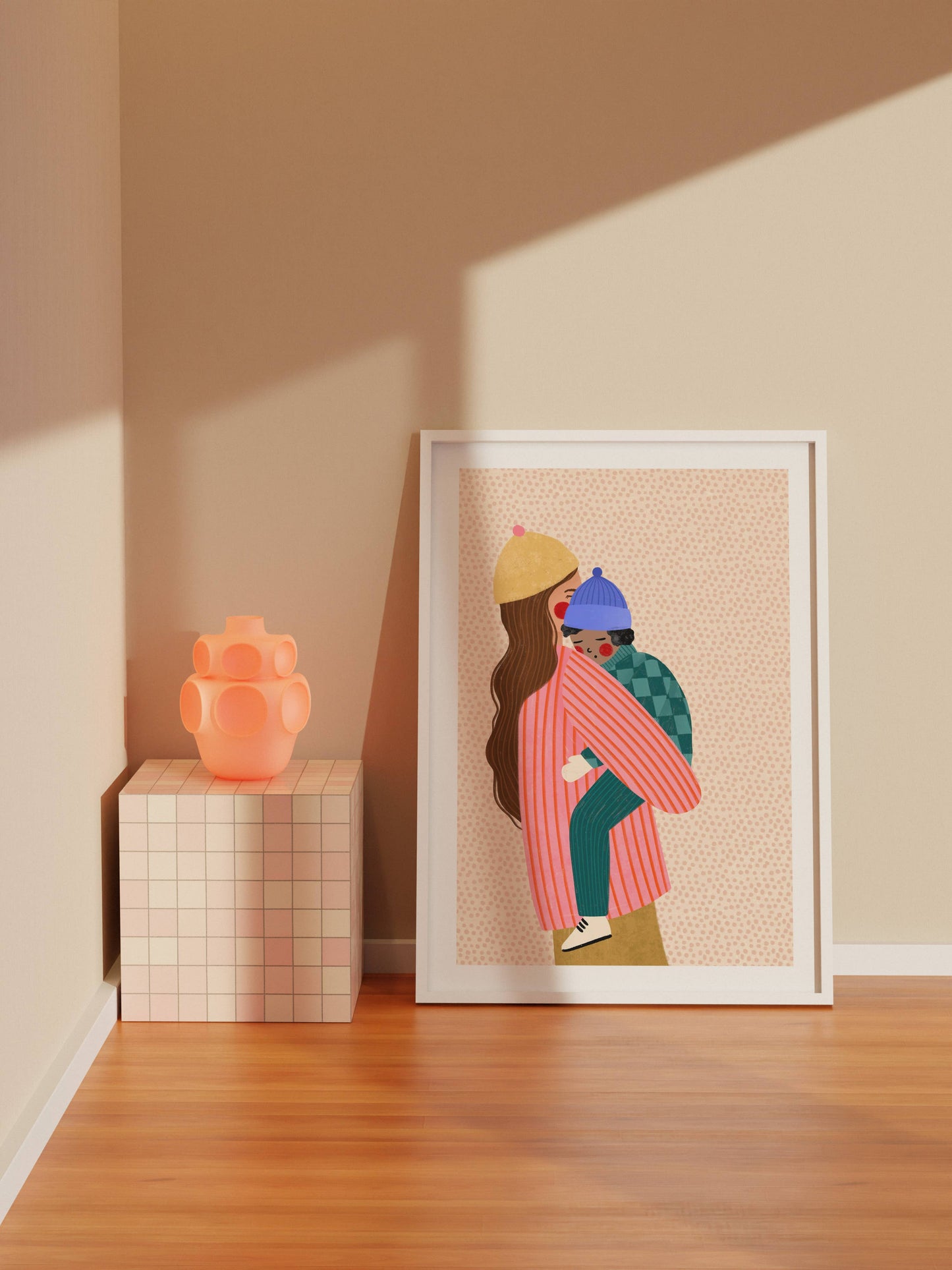 Bea Müller - Mum and Boy - Art Print
