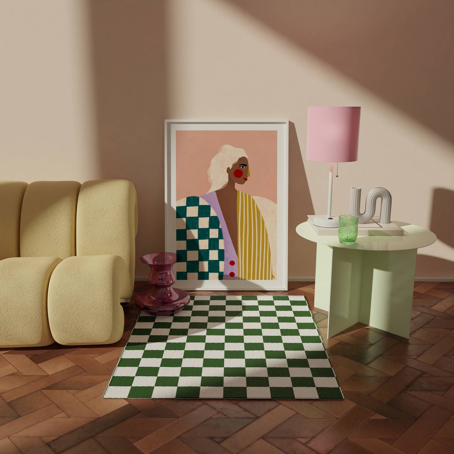 Bea Müller - The Woman With The Funky Blouse - Art Print