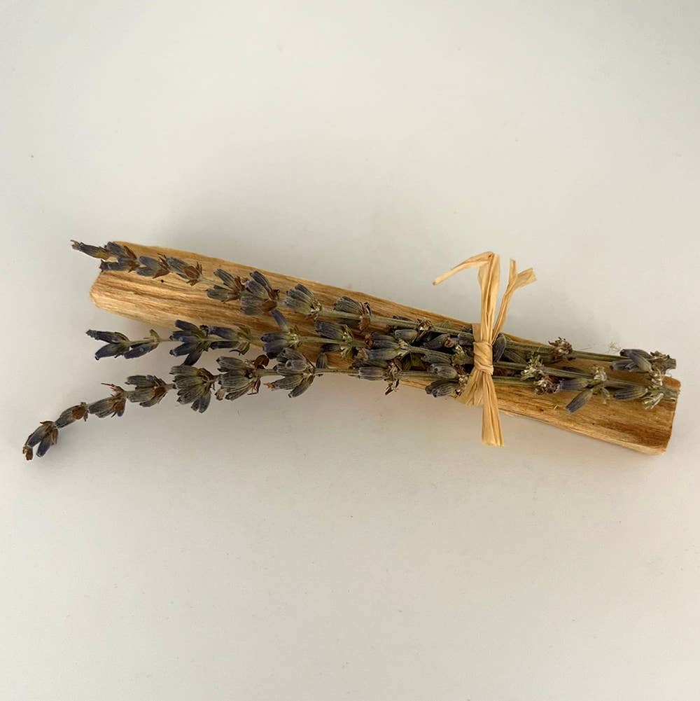 Mini Smudge Cluster, Palo Santo with Lavender