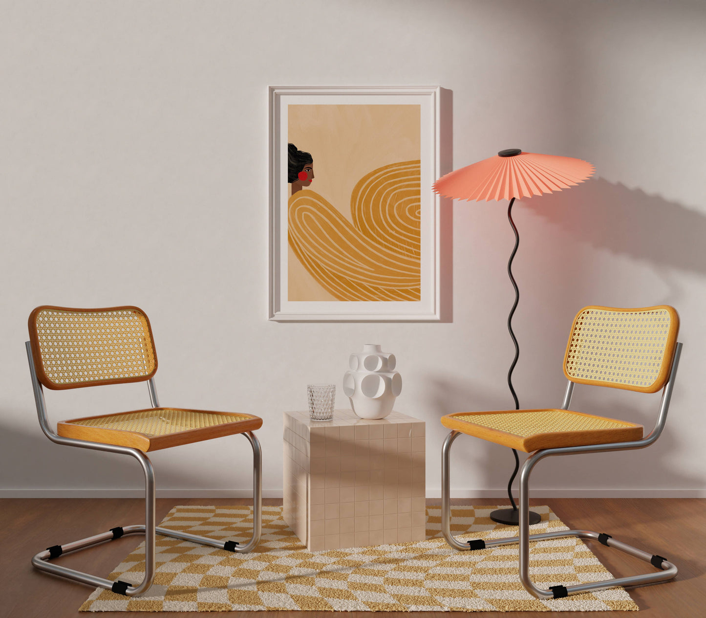 Bea Müller - The Woman With The Yellow Dress - Art Print