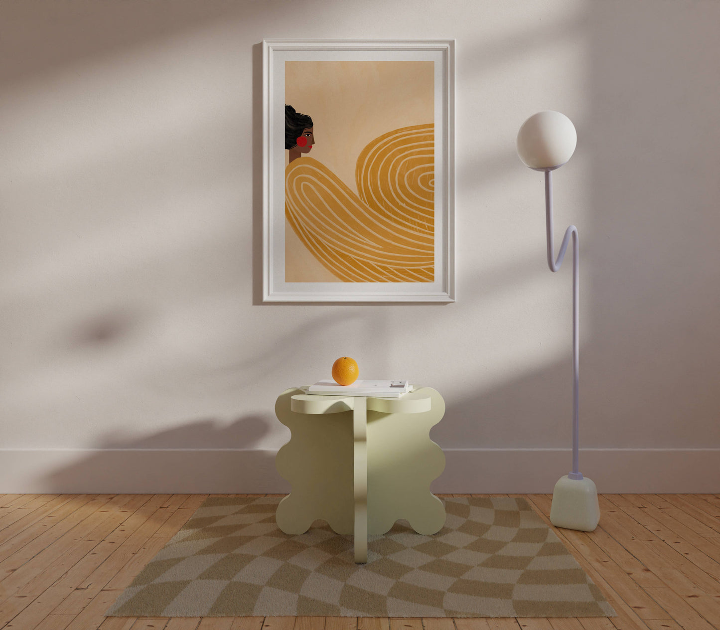 Bea Müller - The Woman With The Yellow Dress - Art Print