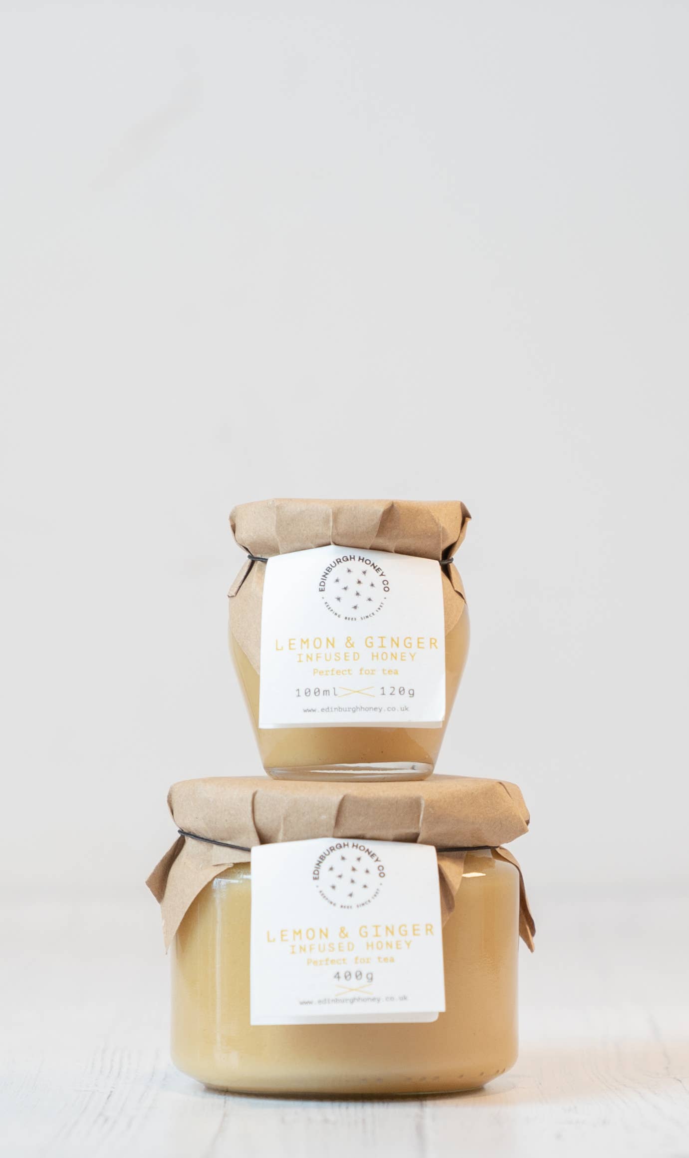 Edinburgh Honey Co - Lemon & Ginger Infused honey 120g