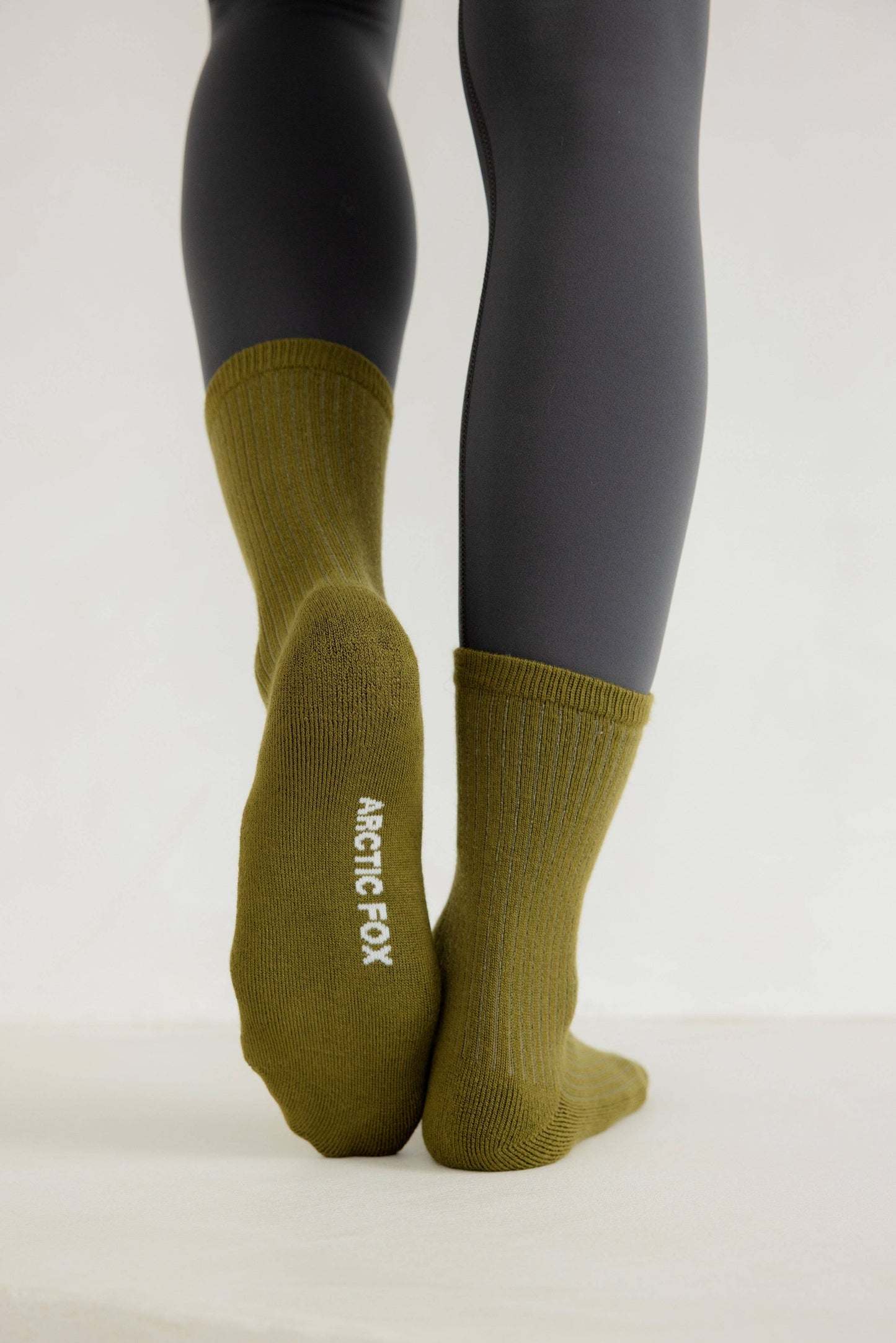 ARCTIC FOX & CO. - The Everyday Socks - 100% Bamboo - Khaki