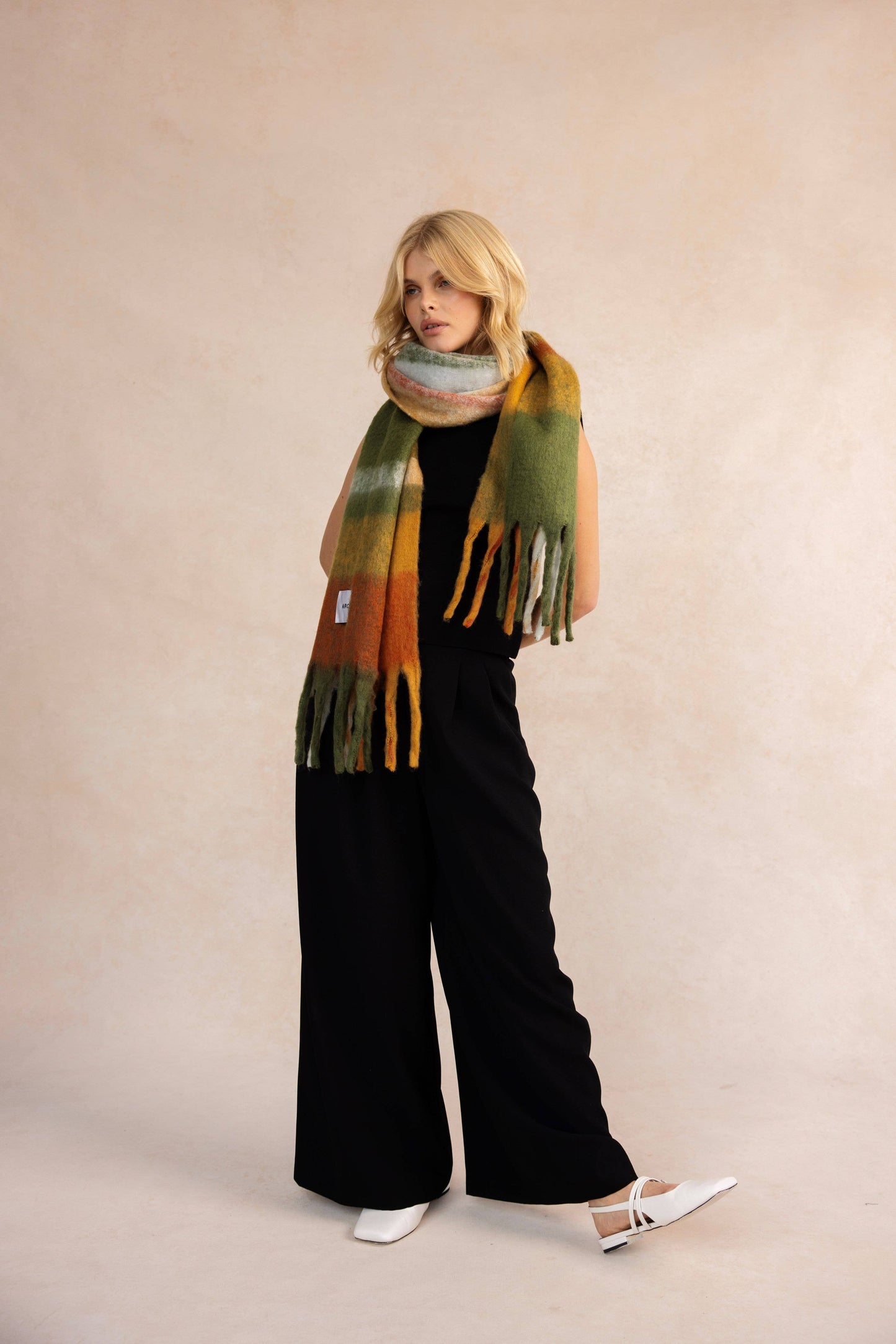 ARCTIC FOX & CO. - The Stockholm Scarf - 100% Recycled - Mossy Spring
