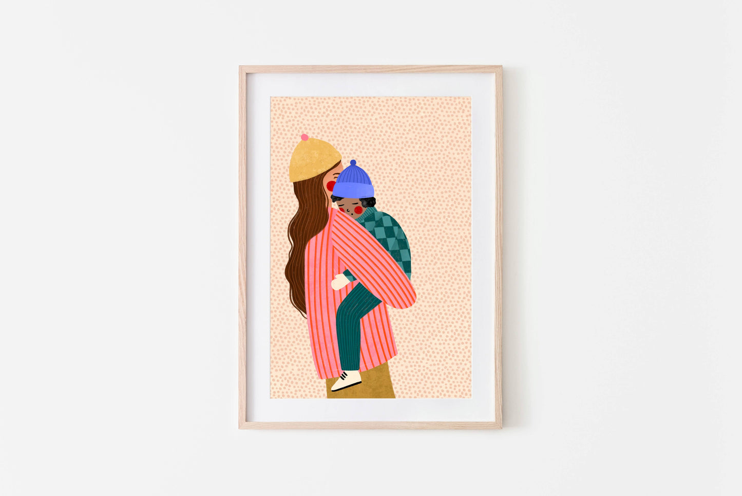 Bea Müller - Mum and Boy - Art Print