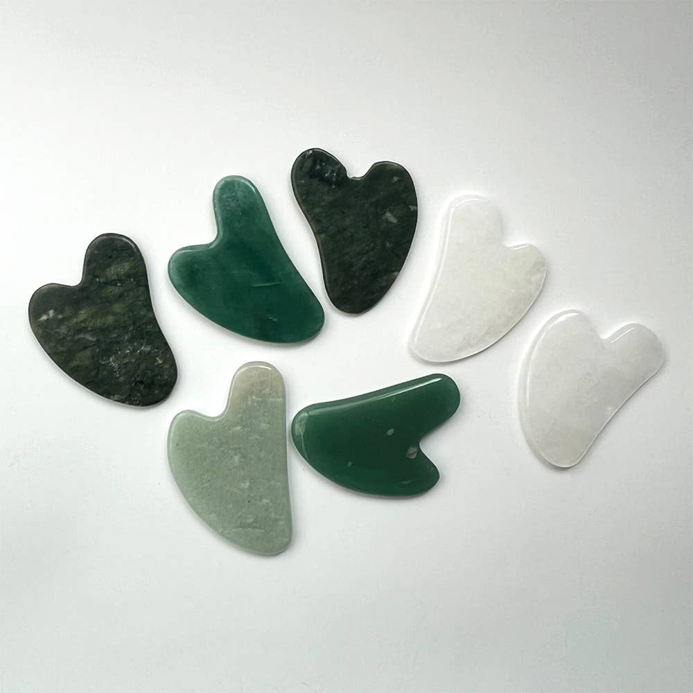 Gua Sha Facial Massage Tool, 8x5cm