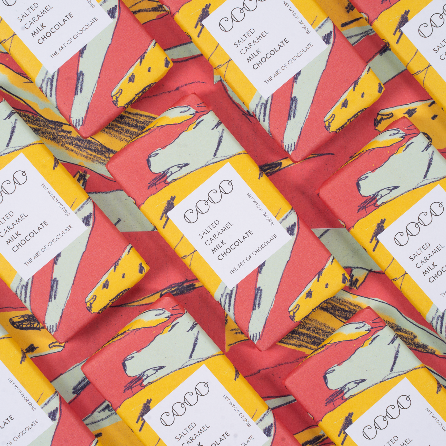 COCO Chocolatier - Salted Caramel (Mini Chocolate Bar 20g)