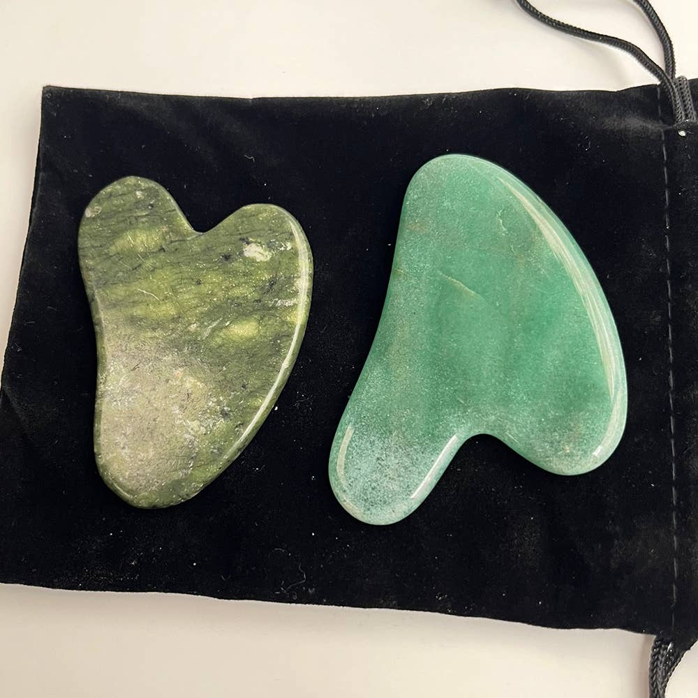 Gua Sha Facial Massage Tool, 8x5cm