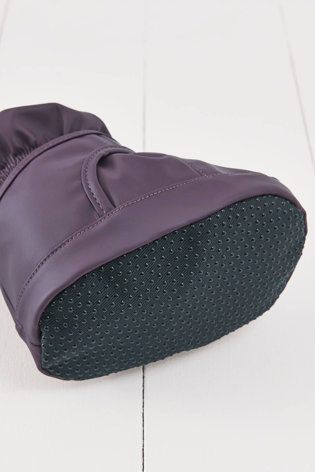 Grass & Air - Amethyst Purple PU Showerproof Baby Bootie