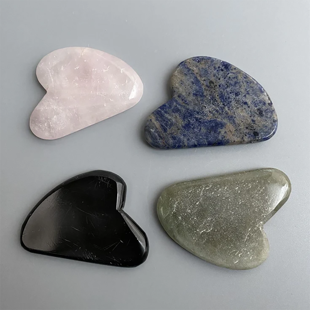 Gua Sha Facial Massage Tool, 8x5cm