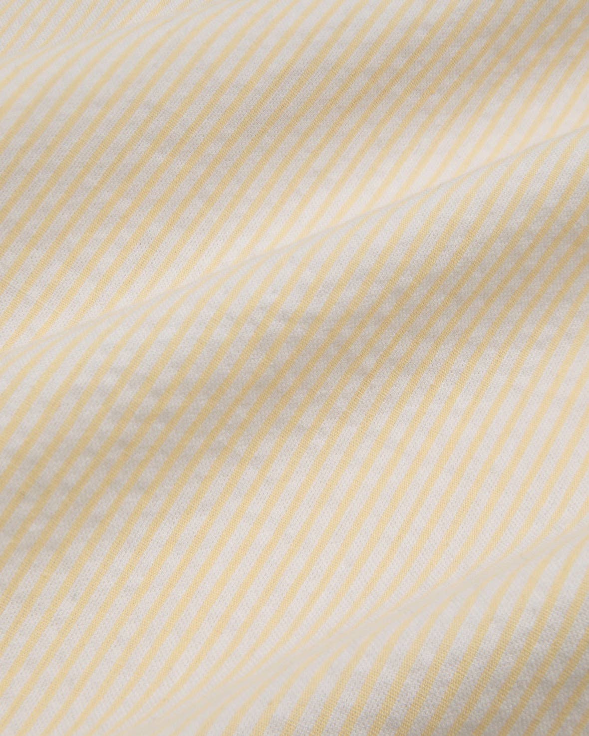 Chelsea Peers - Poplin Micro Stripe Short Pyjama Set - Yellow & White