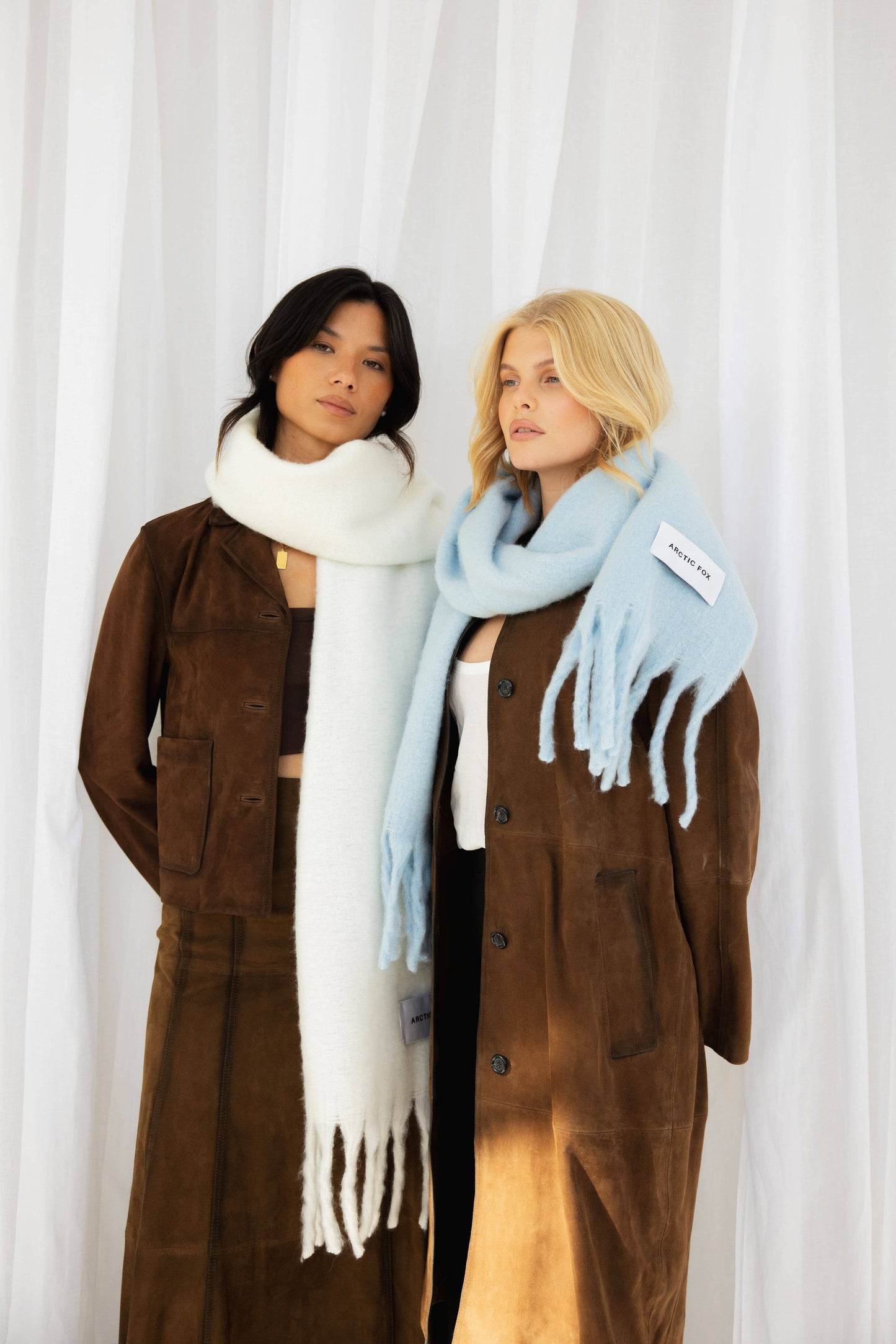 ARCTIC FOX & CO. - The Stockholm Scarf - 100% Recycled - Polar White - AW24