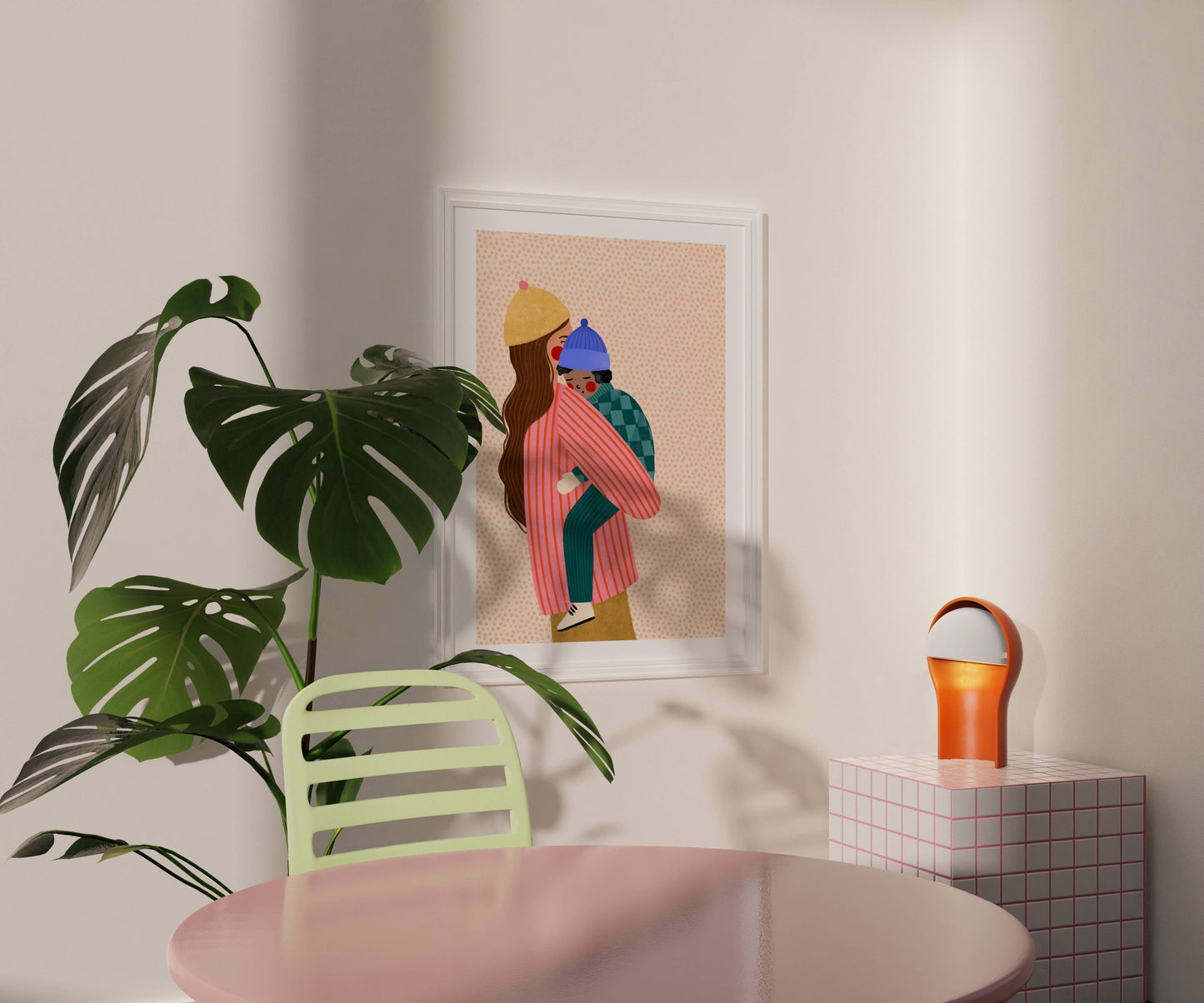 Bea Müller - Mum and Boy - Art Print