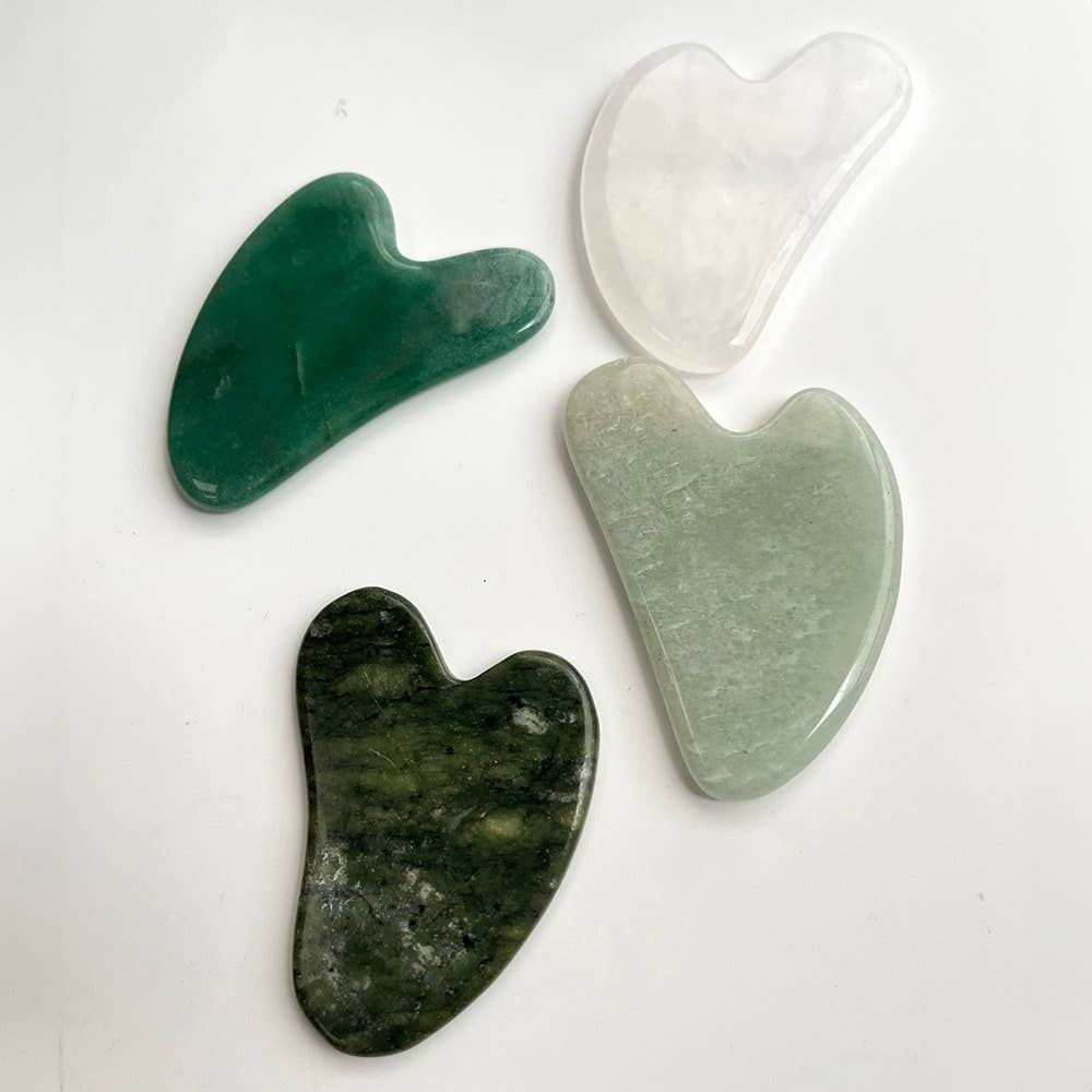 Gua Sha Facial Massage Tool, 8x5cm