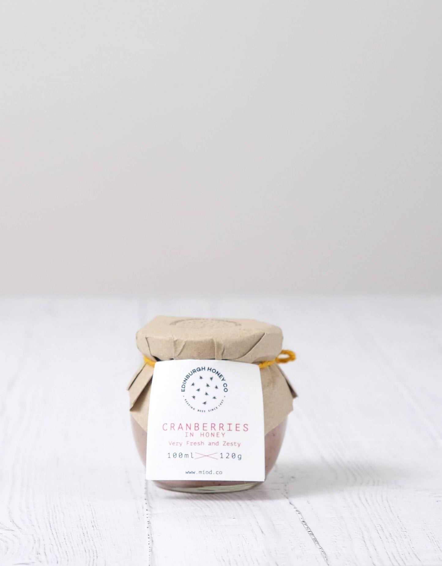 Edinburgh Honey Co - Cranberry Infused Honey 120g