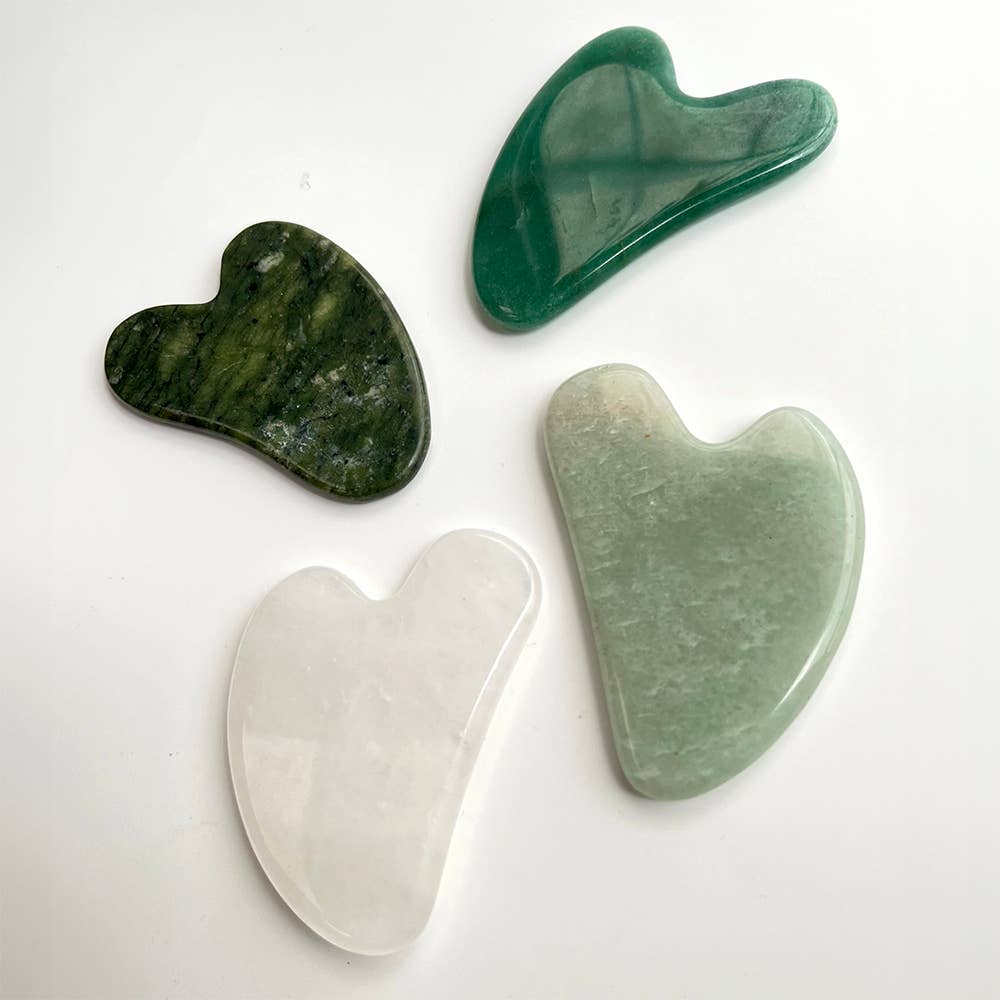 Gua Sha Facial Massage Tool, 8x5cm