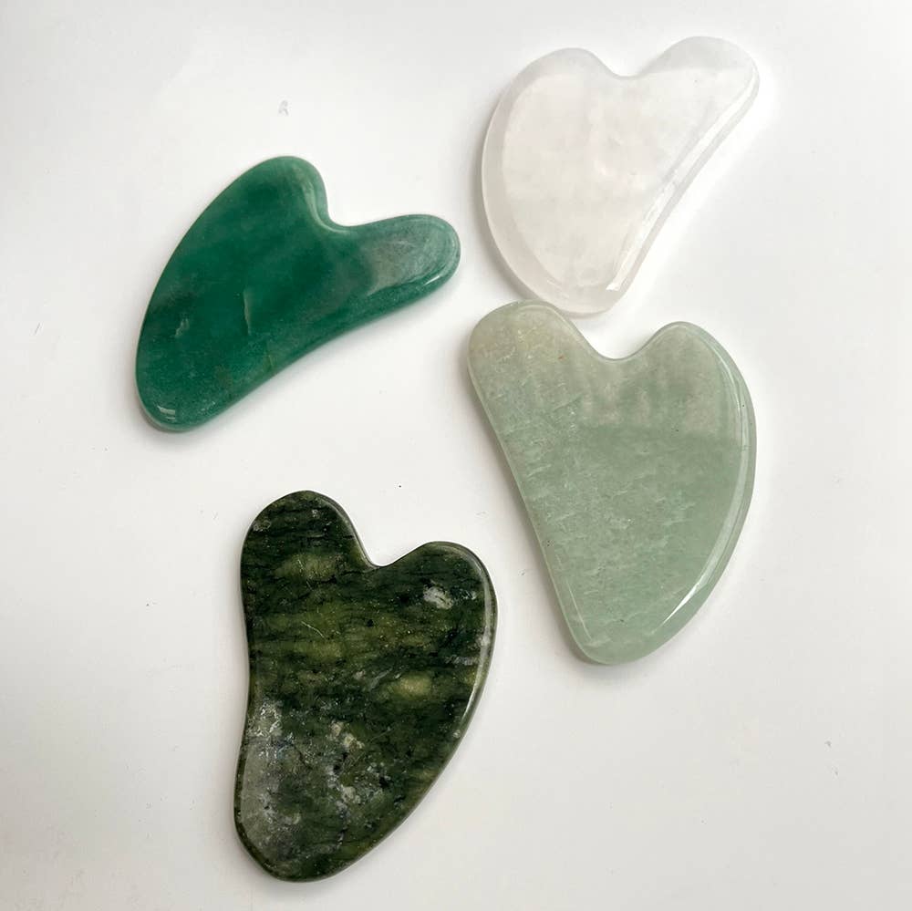 Gua Sha Facial Massage Tool, 8x5cm