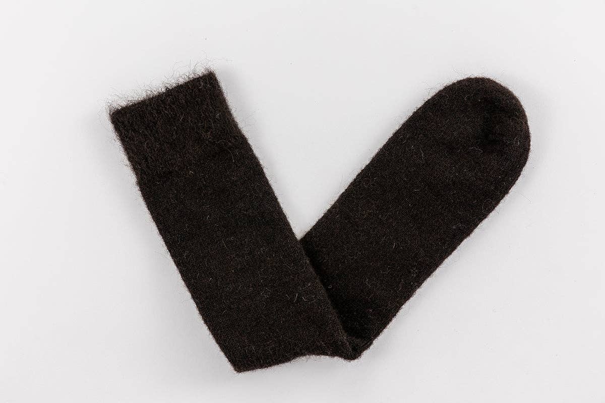 Pairs Scotland - Ultra Soft Charcoal Alpaca Socks