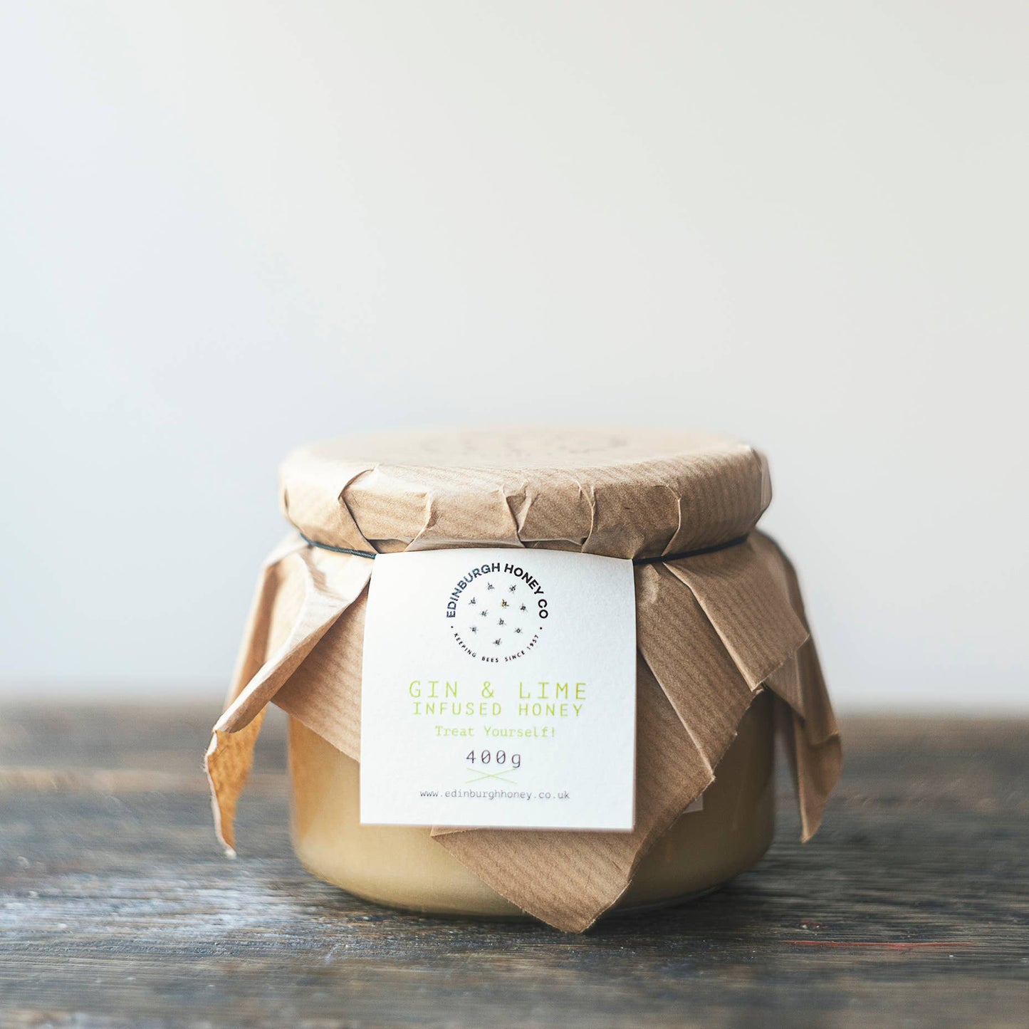 Edinburgh Honey Co - Bees Knees - Honey with Lemon & Gin 120g