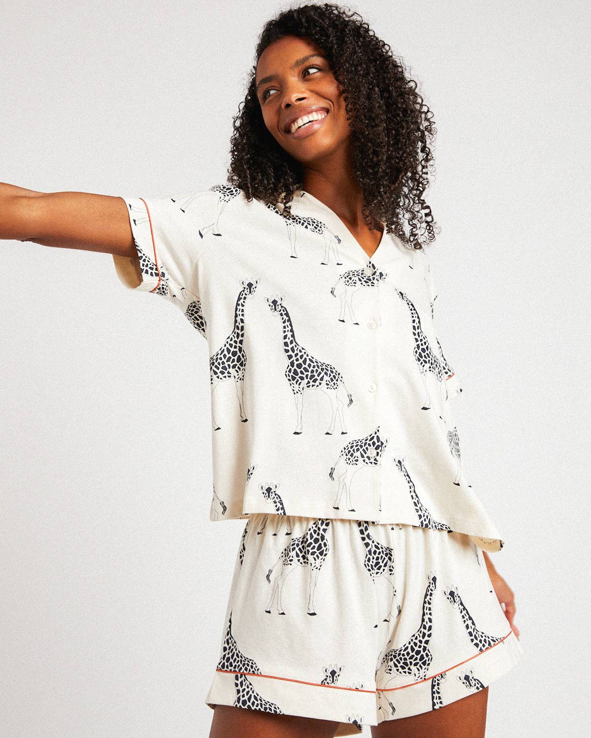 Chelsea Peers - Organic Cotton Giraffe Print