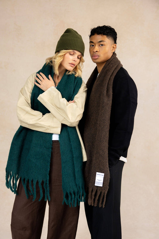 ARCTIC FOX & CO. - Merino Wool Beanie - Khaki Evergreen - AW24