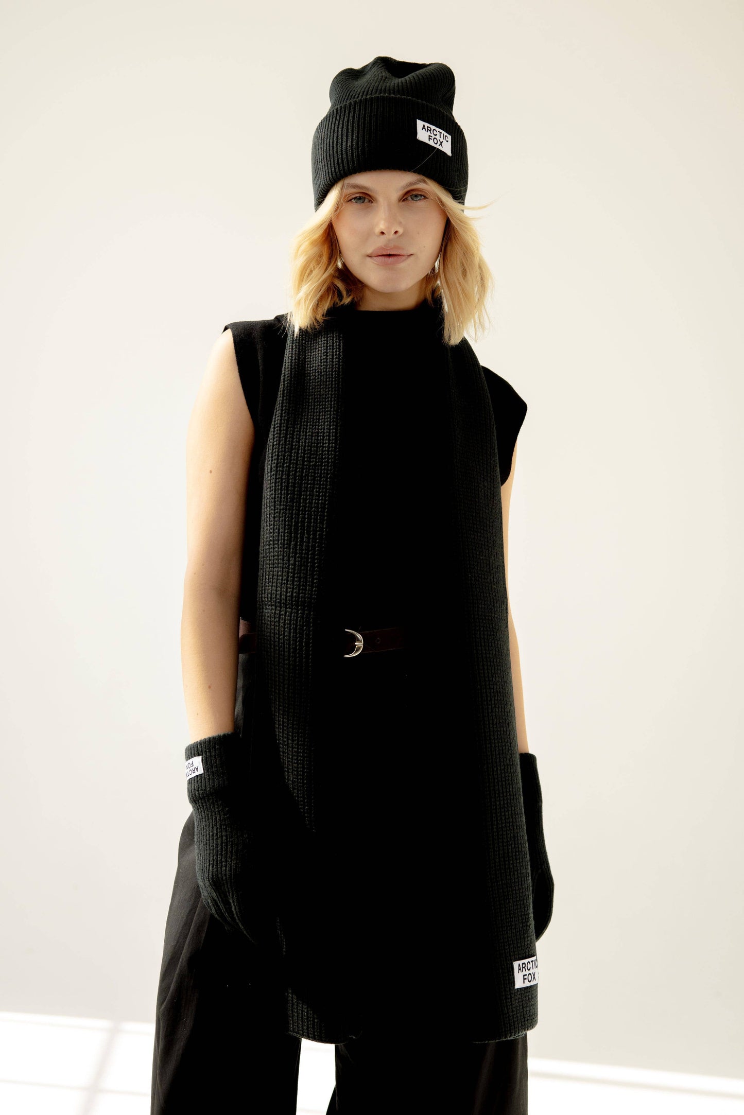 ARCTIC FOX & CO. - Recycled Bottle Beanie - Black Onyx - AW24