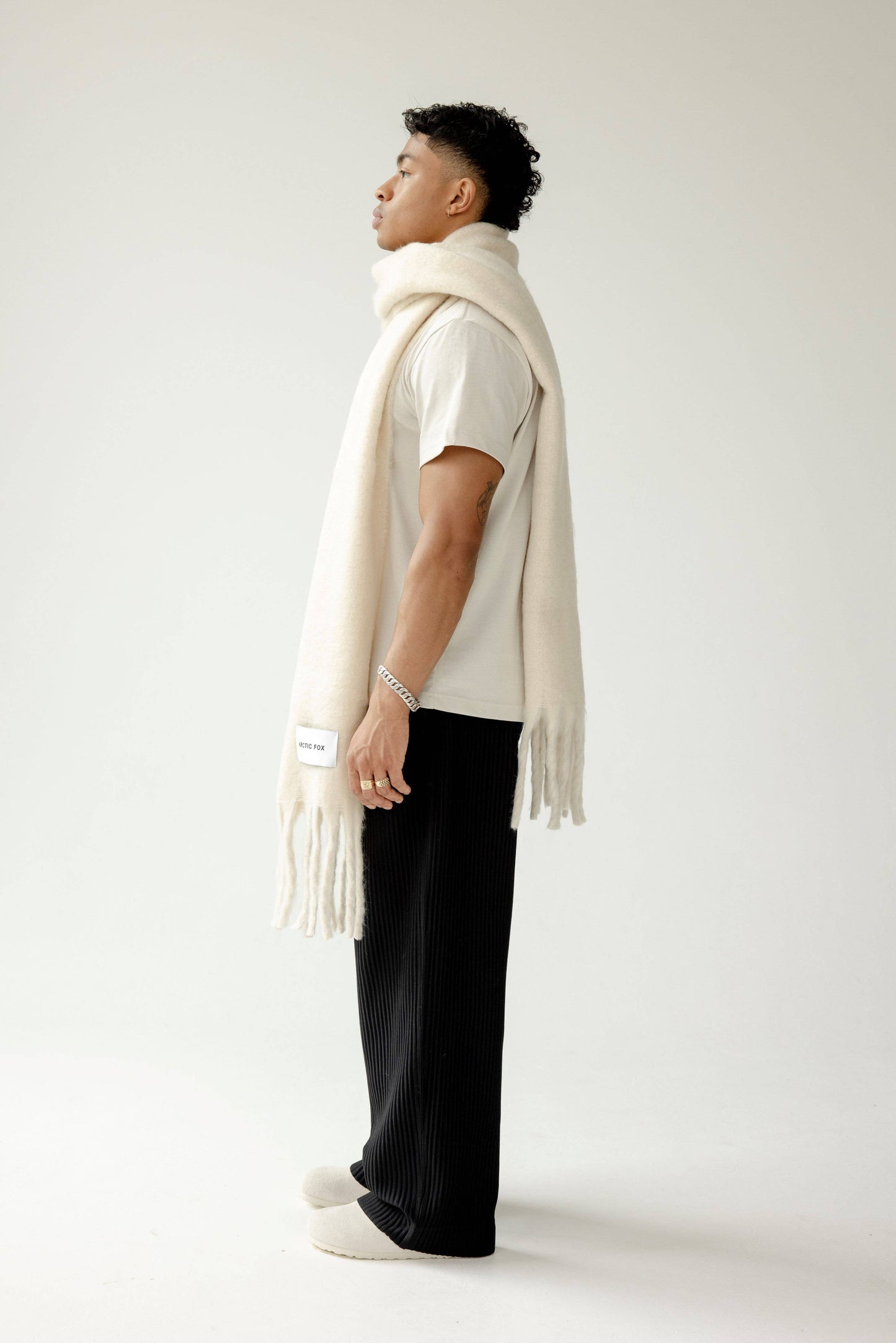 ARCTIC FOX & CO. - The Reykjavik Scarf - 100% Recycled - Pebble Beige