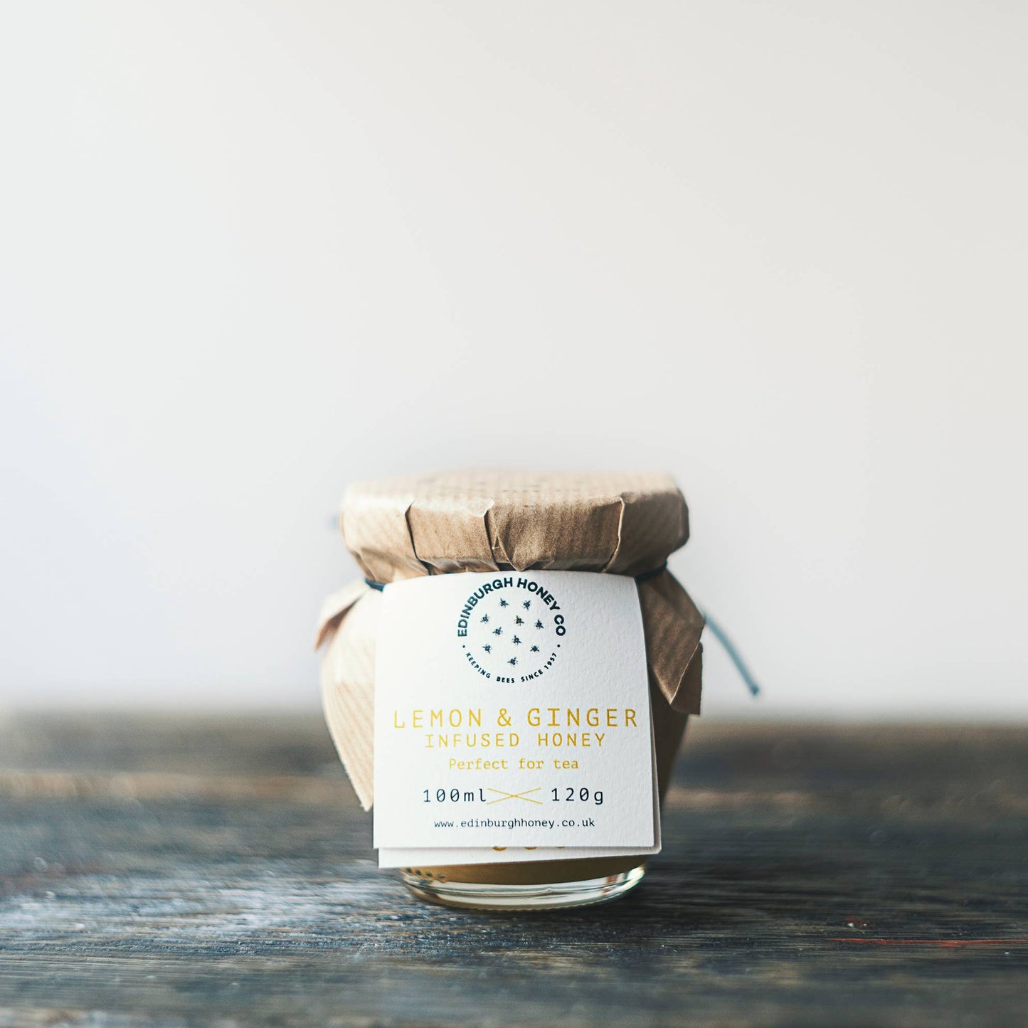 Edinburgh Honey Co - Lemon & Ginger Infused honey 120g