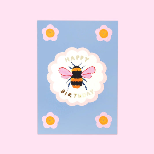 Eleanor Bowmer - Happy Birthday Bee Card
