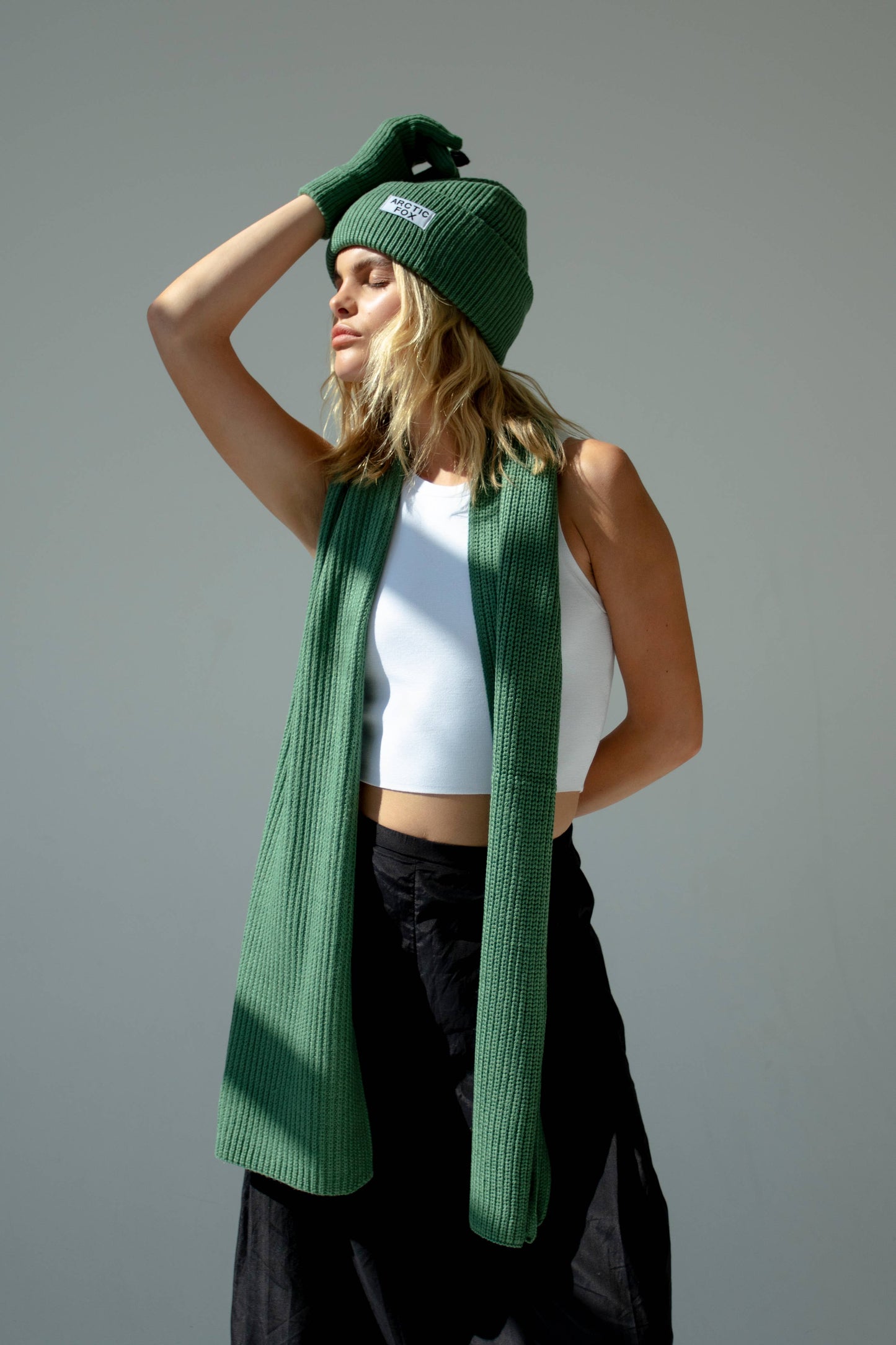 ARCTIC FOX & CO. - Recycled Bottle Beanie - Forest Fern