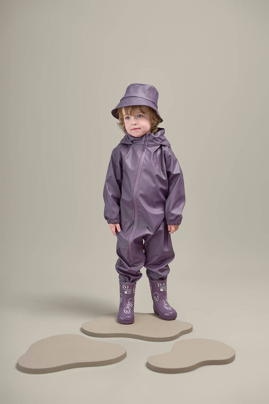 Grass & Air - Amethyst Purple Kids  Puddlesuit
