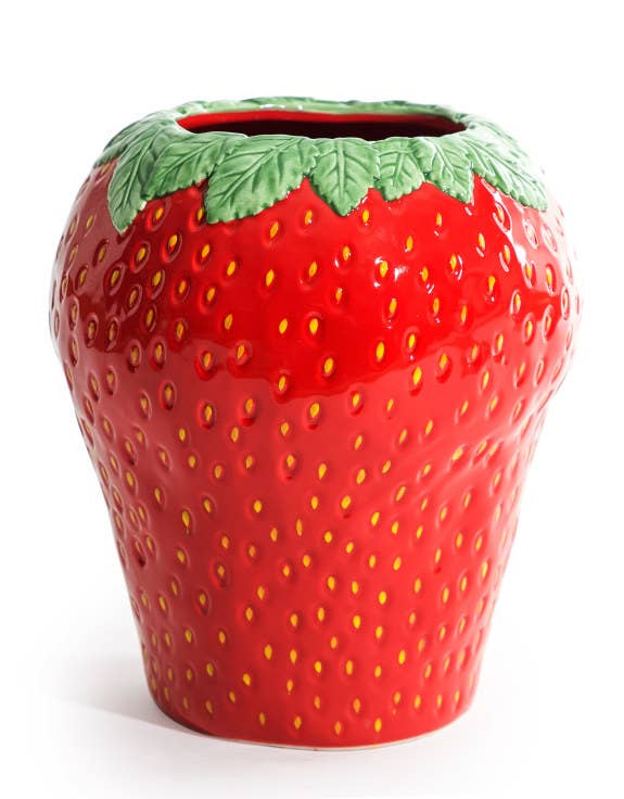McGowan & Rutherford Ltd - Ceramic Large Strawberry Vase